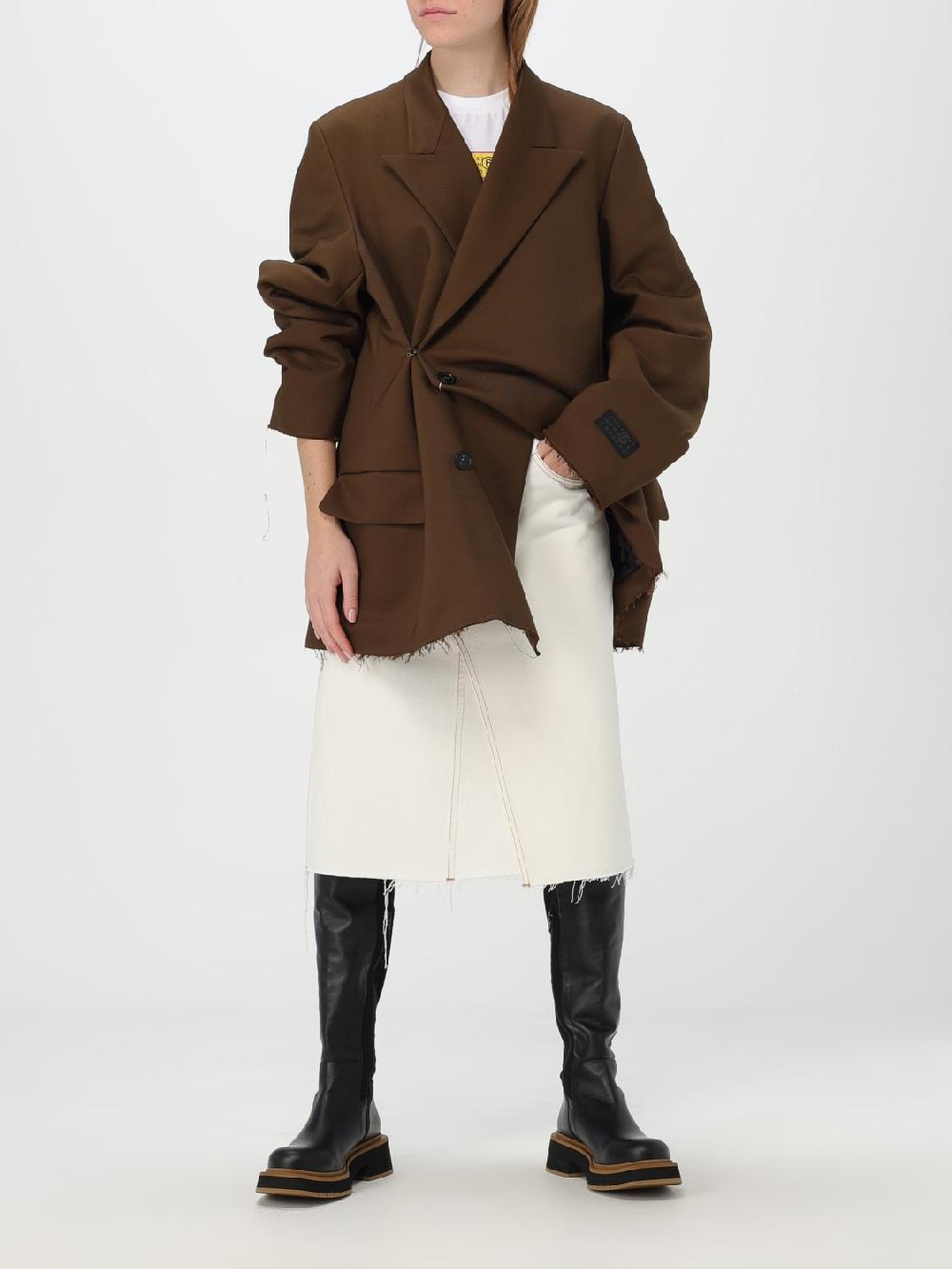 Giglio T-shirt Con Logo Mm6 Maison Margiela