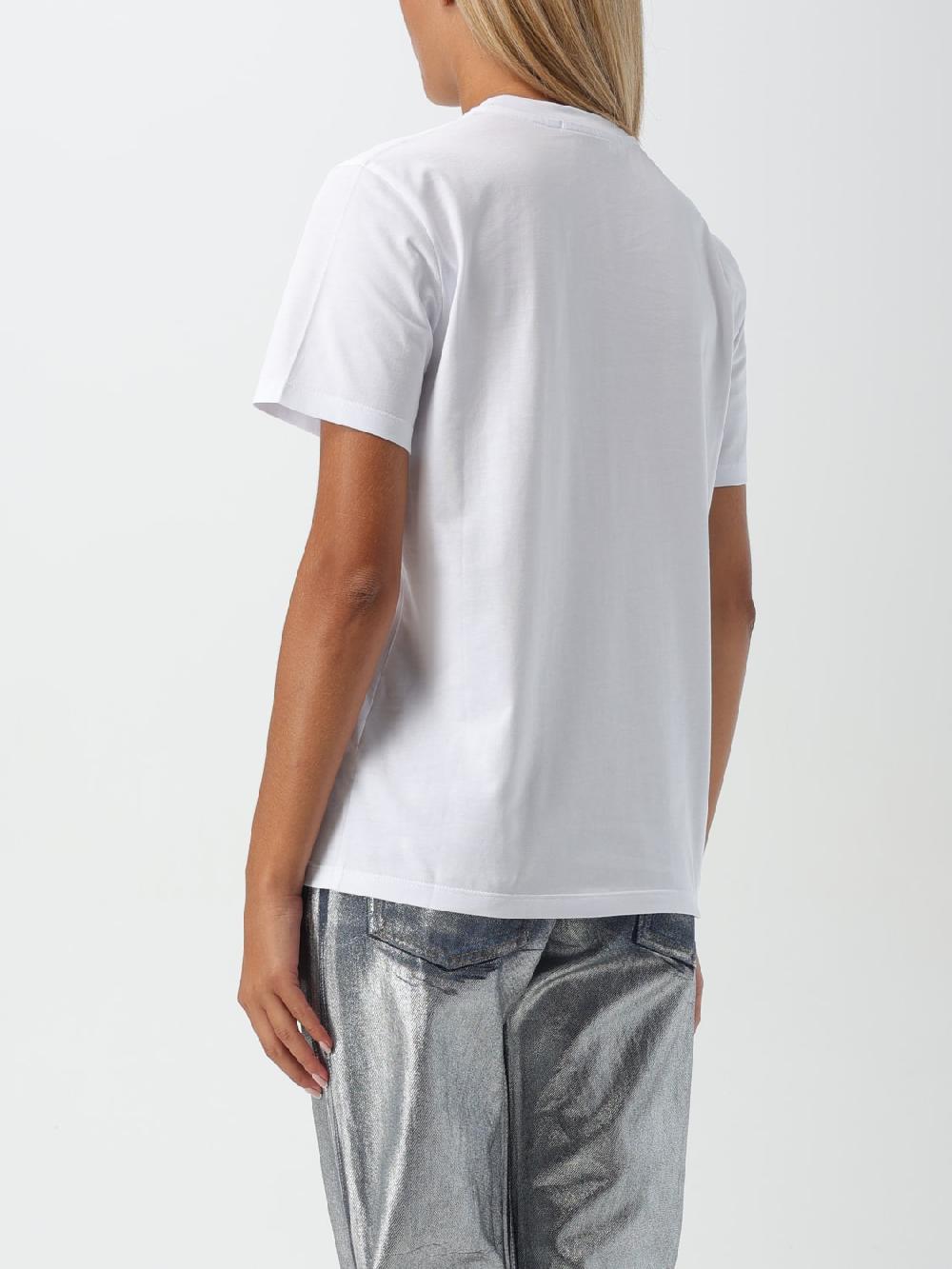 Giglio T-shirt Con Logo MSGM