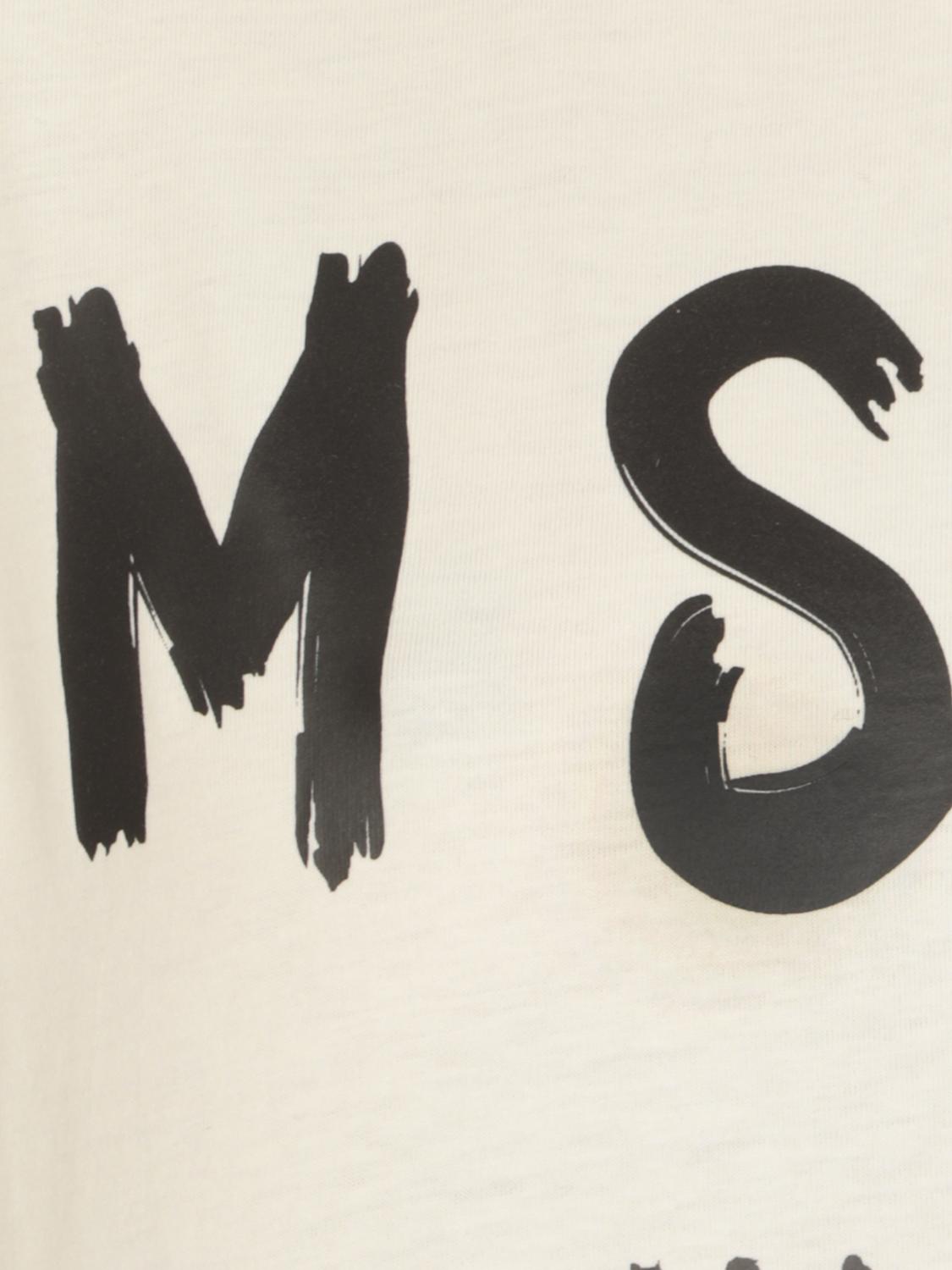 Giglio T-shirt Con Logo MSGM
