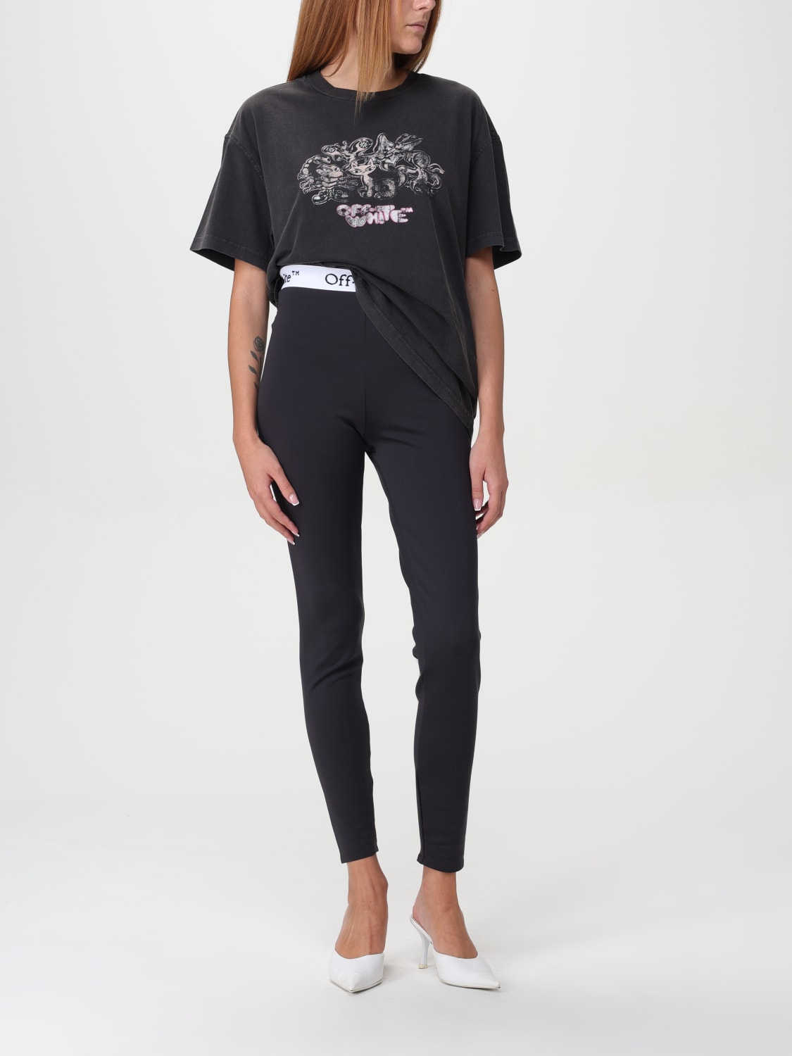 Giglio T-shirt Con Logo Off-White