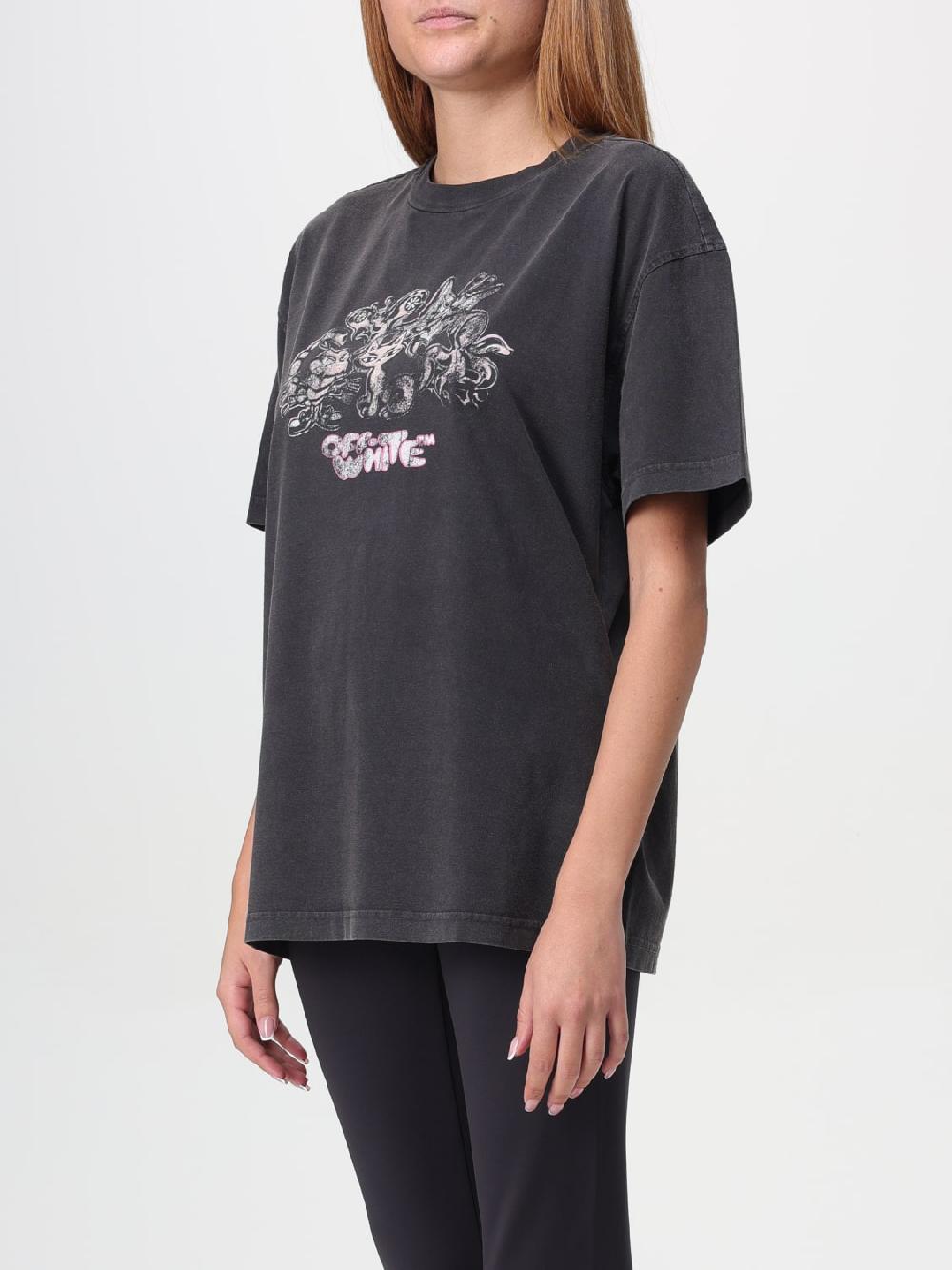 Giglio T-shirt Con Logo Off-White