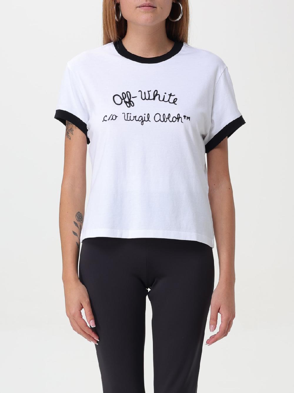 Giglio T-shirt con logo Off-White