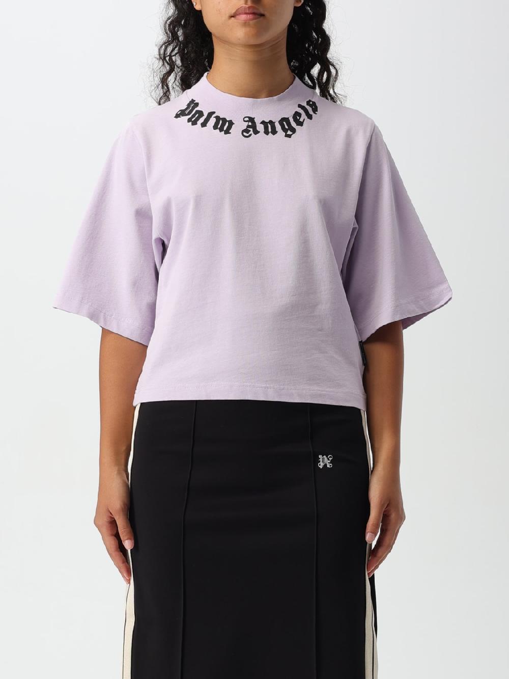 Giglio T-shirt con logo Palm Angels