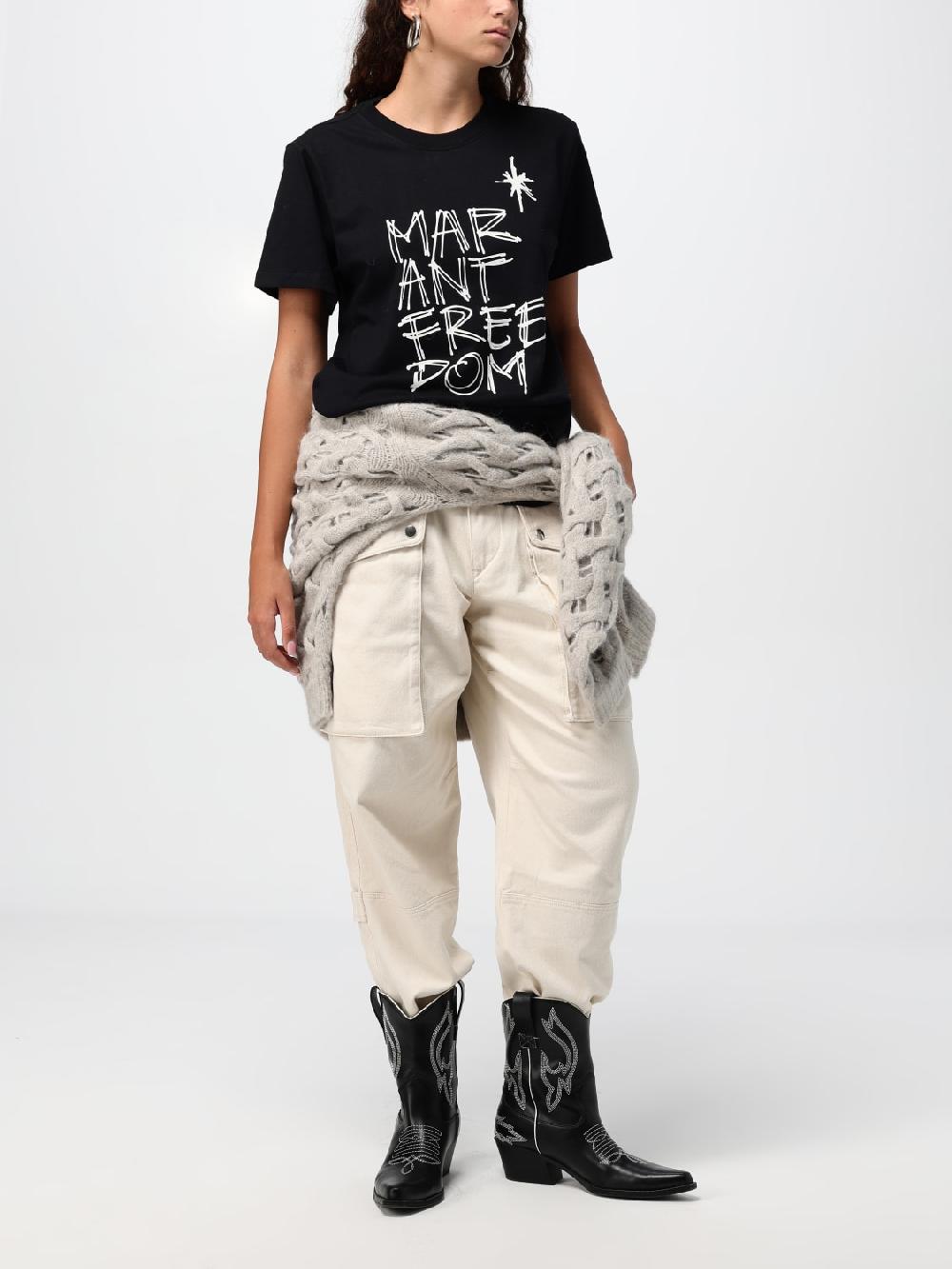Giglio T-shirt Con Maxi Isabel Marant Etoile