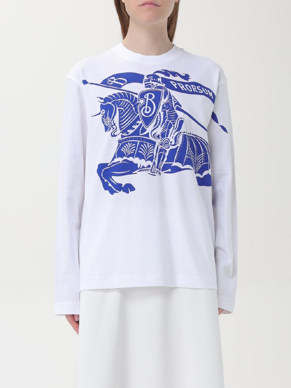 Giglio T-shirt con maxi logo Burberry
