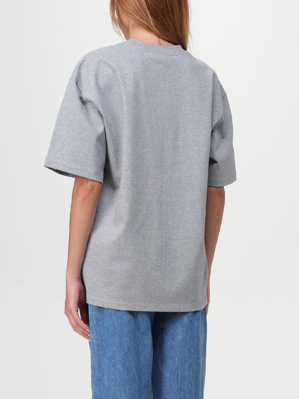 Giglio T-shirt Con Maxi Logo Ganni