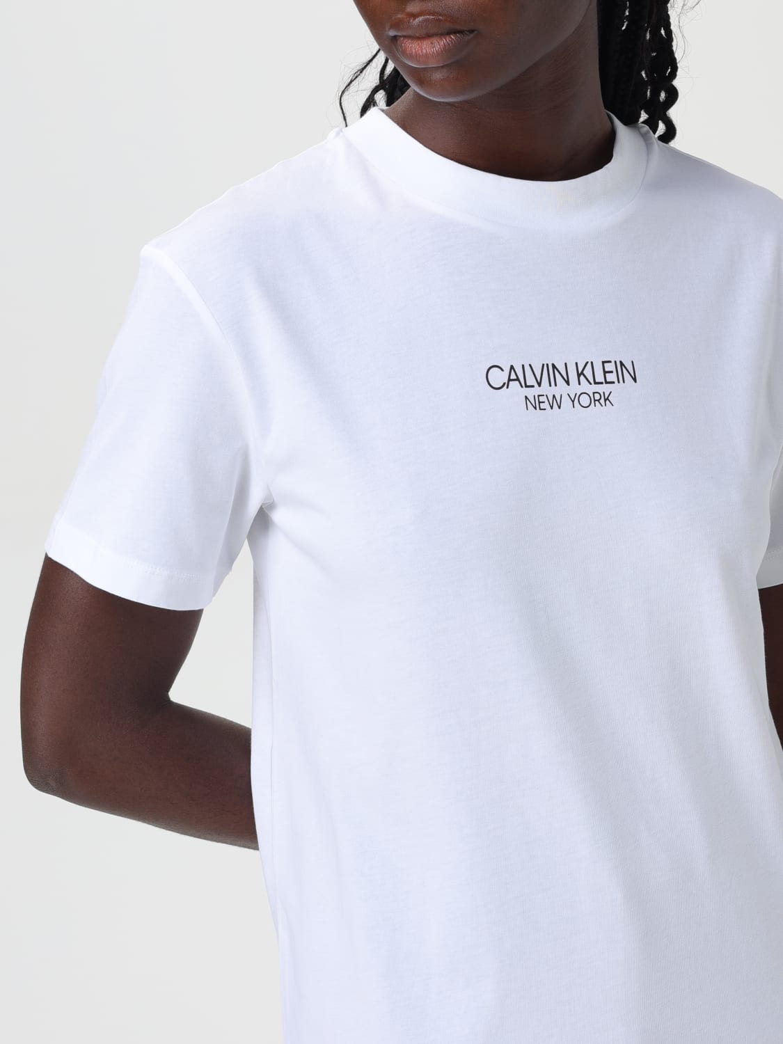 Giglio T-shirt Con Mini Logo Calvin Klein