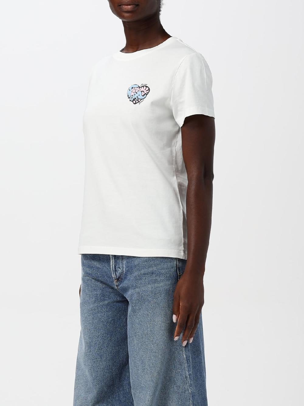 Giglio T-shirt Con Mini Logo Kenzo