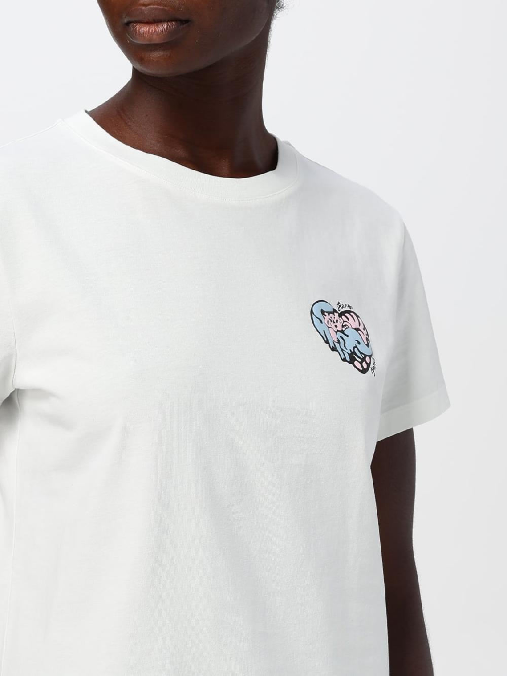 Giglio T-shirt Con Mini Logo Kenzo