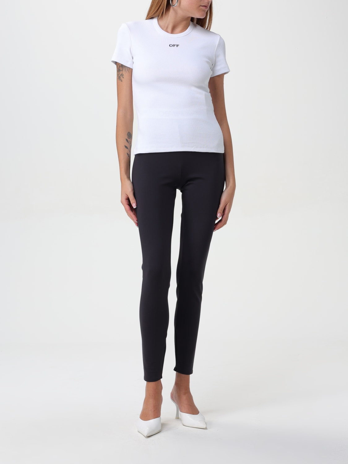 Giglio T-shirt Con Mini Logo Off-White