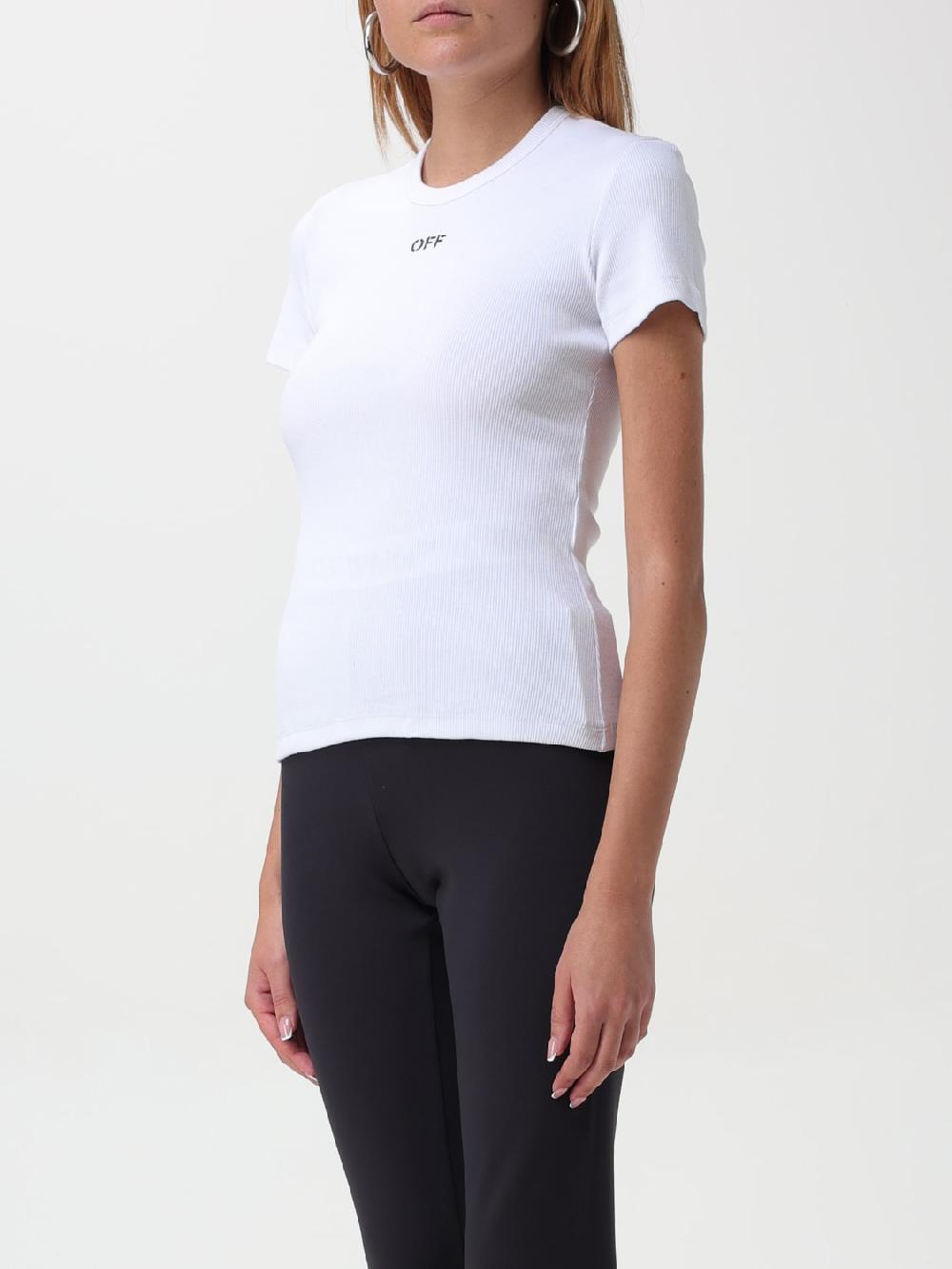 Giglio T-shirt Con Mini Logo Off-White