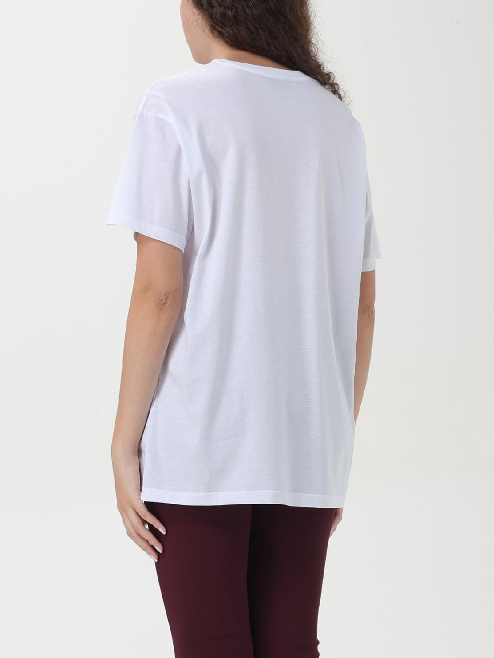 Giglio T-shirt Con Monogramma Elisabetta Franchi