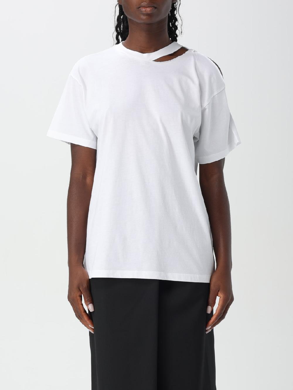 Giglio T-shirt con rotture Mm6 Maison Margiela