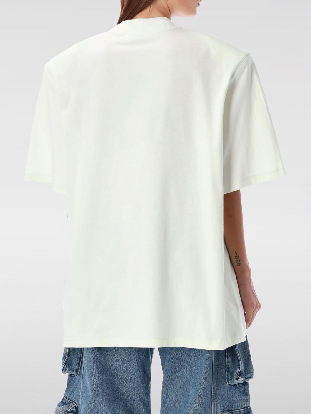Giglio T-shirt Con Spalle Imbottite The Attico