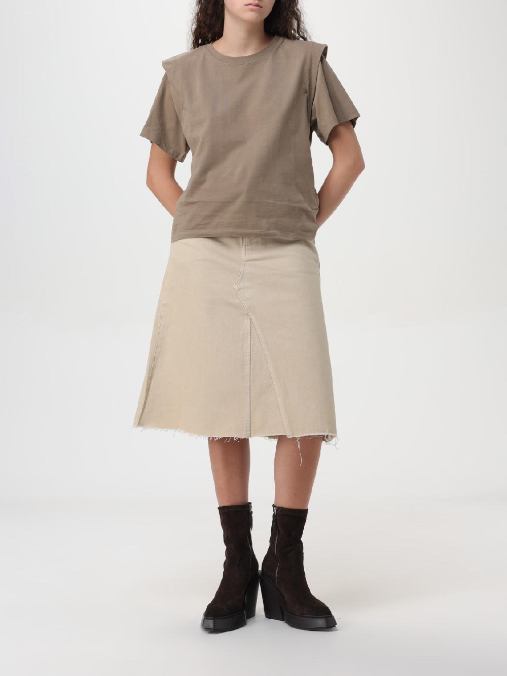 Giglio T-shirt Con Spalle Intagliate Isabel Marant
