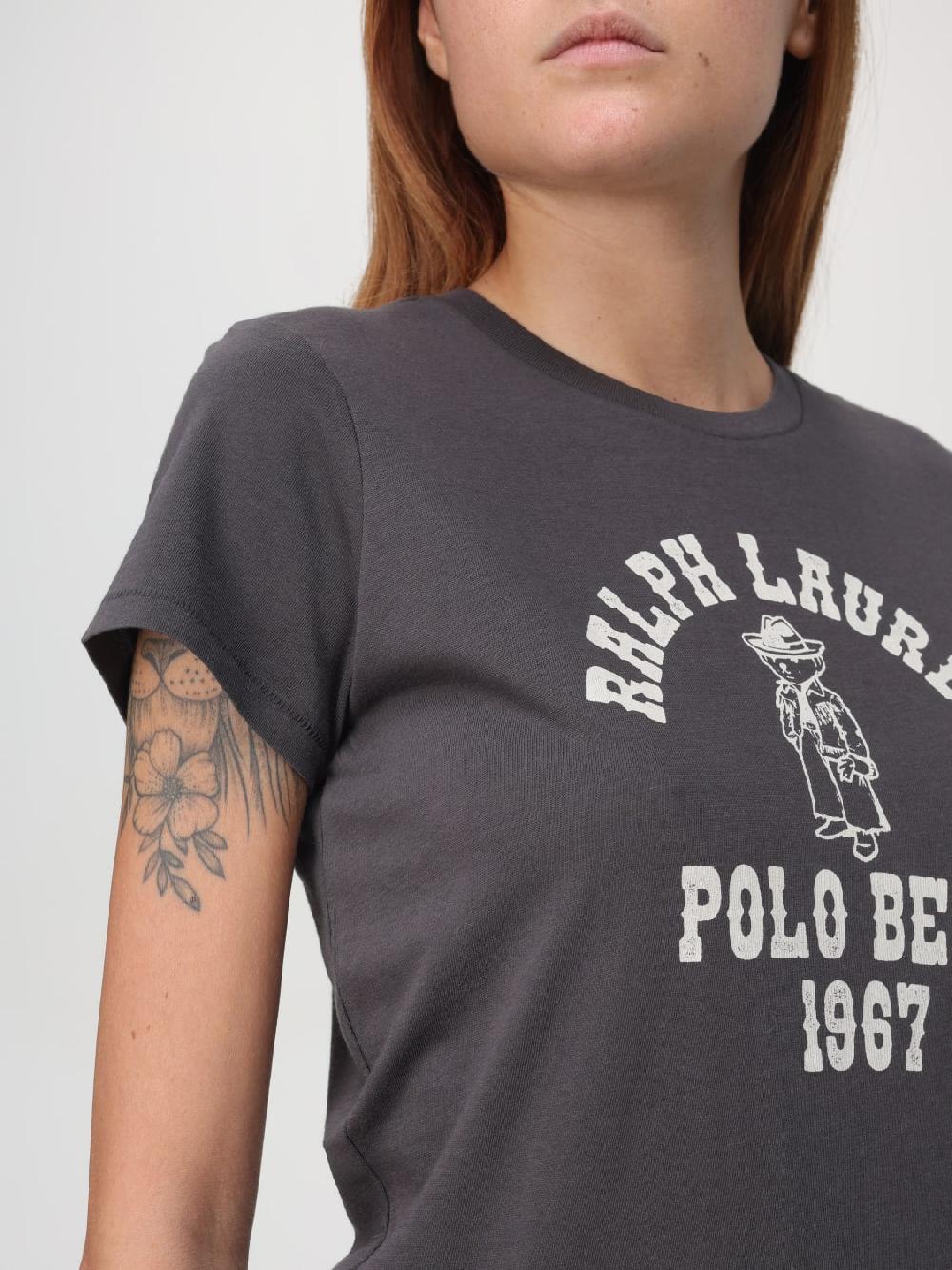 Giglio T-shirt Con Stampa Logo Polo Ralph Lauren