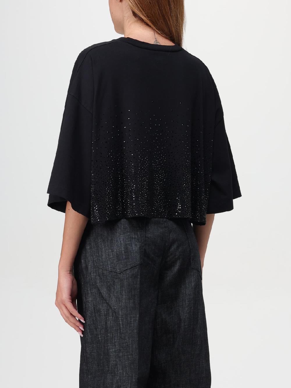 Giglio T-shirt Con Strass Dsquared2