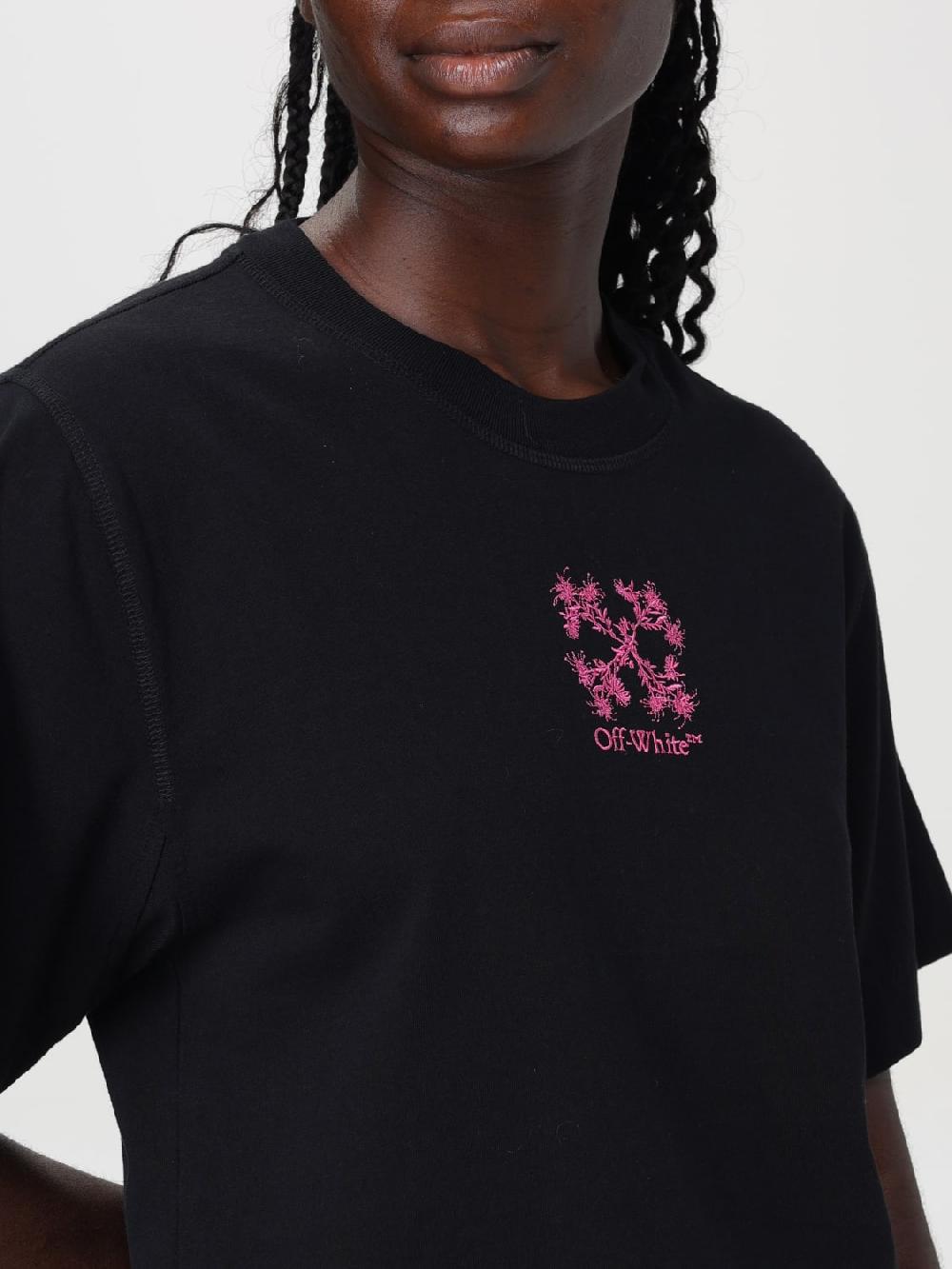 Giglio T-shirt Corta Off-White Con Logo