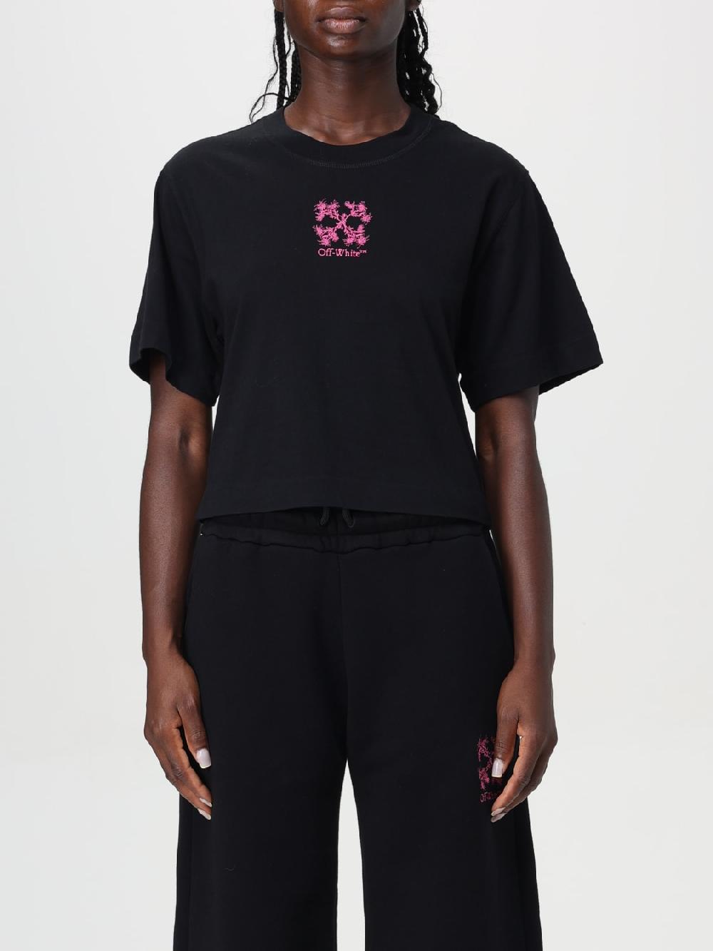 Giglio T-shirt corta Off-White con logo