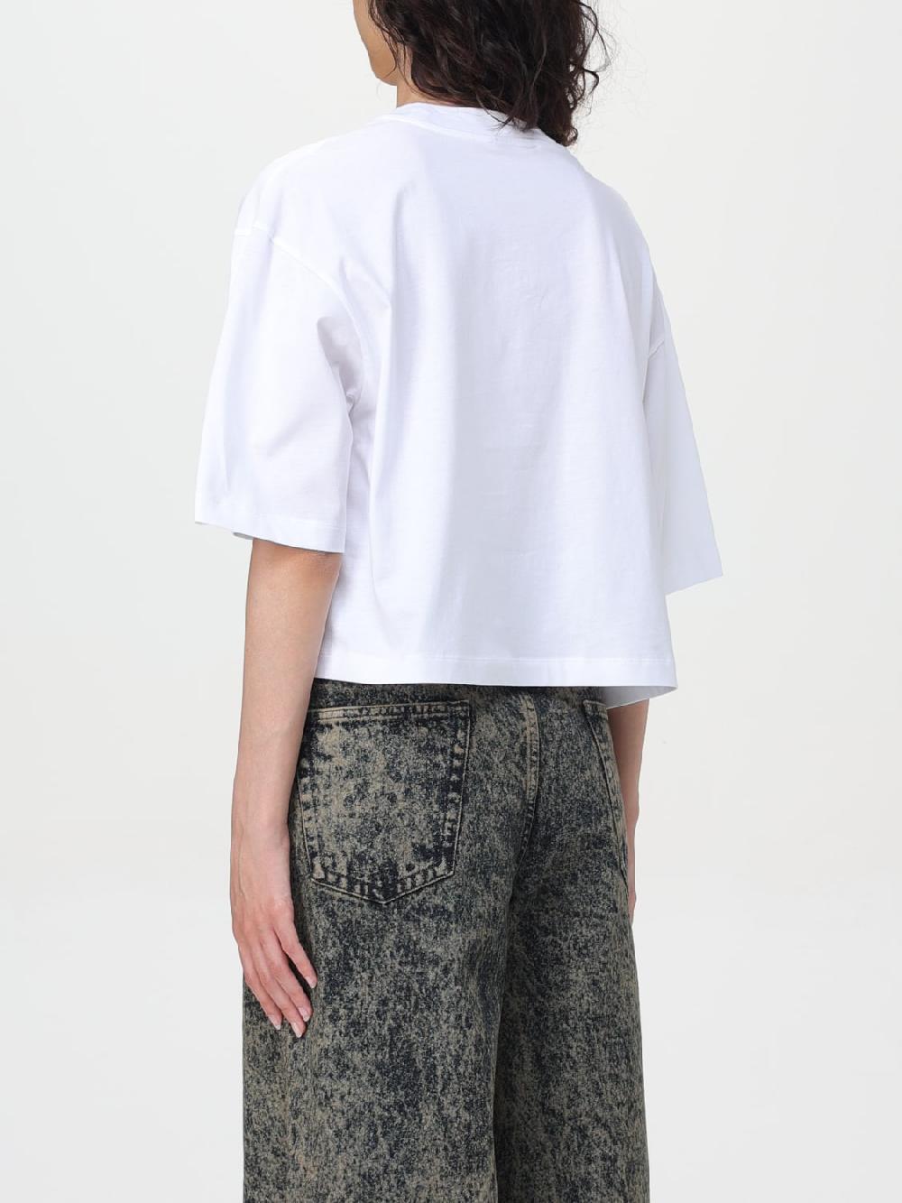 Giglio T-shirt Crop Con Logo Marni