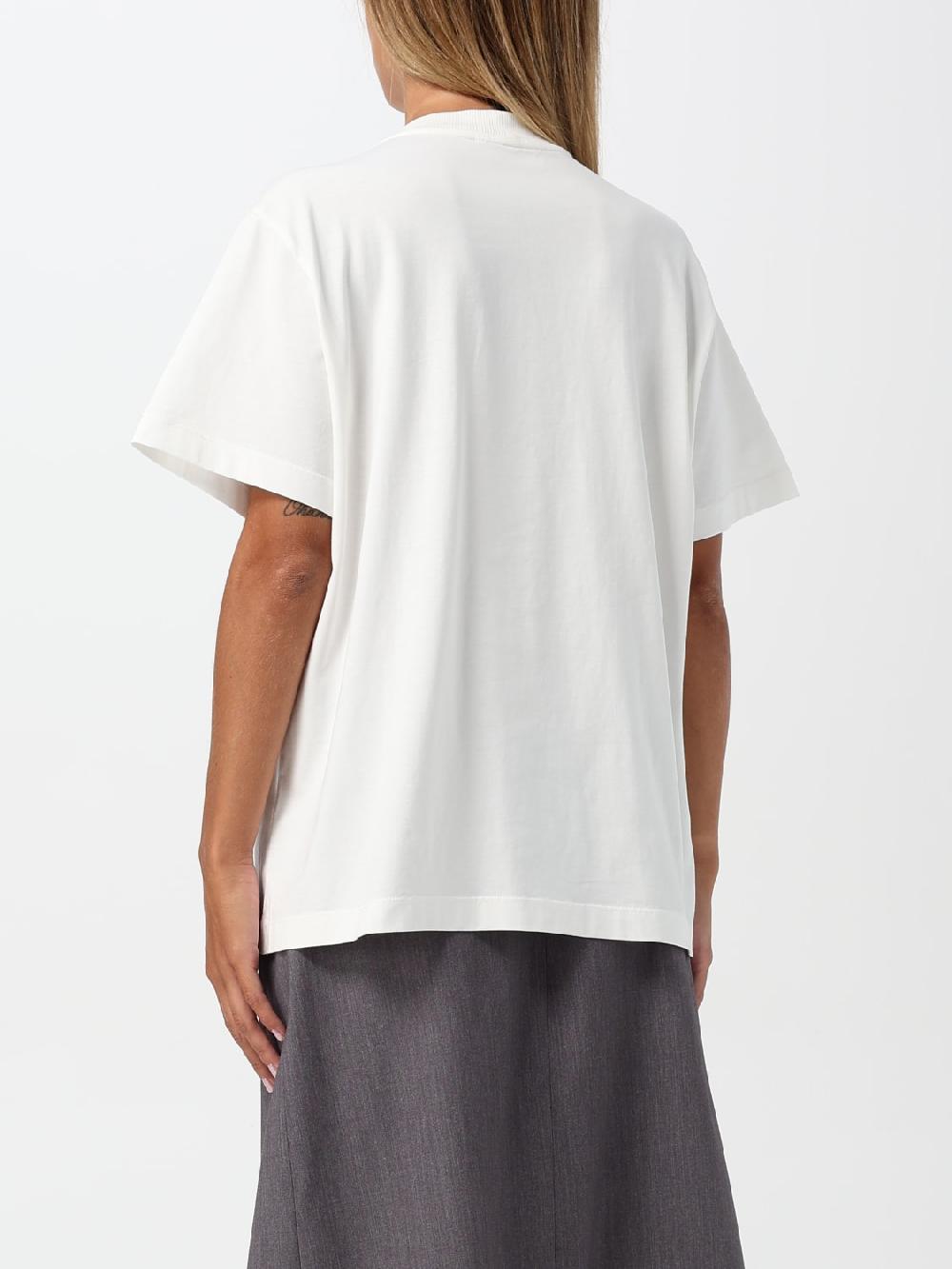 Giglio T-shirt Des Phemmes In Cotone Con Strass