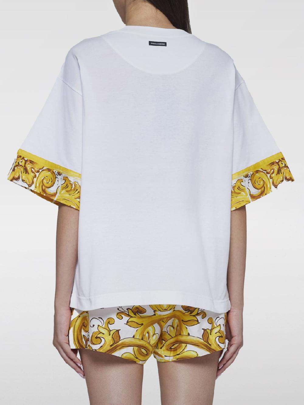 Giglio T-shirt DG Dolce & Gabbana In Cotone