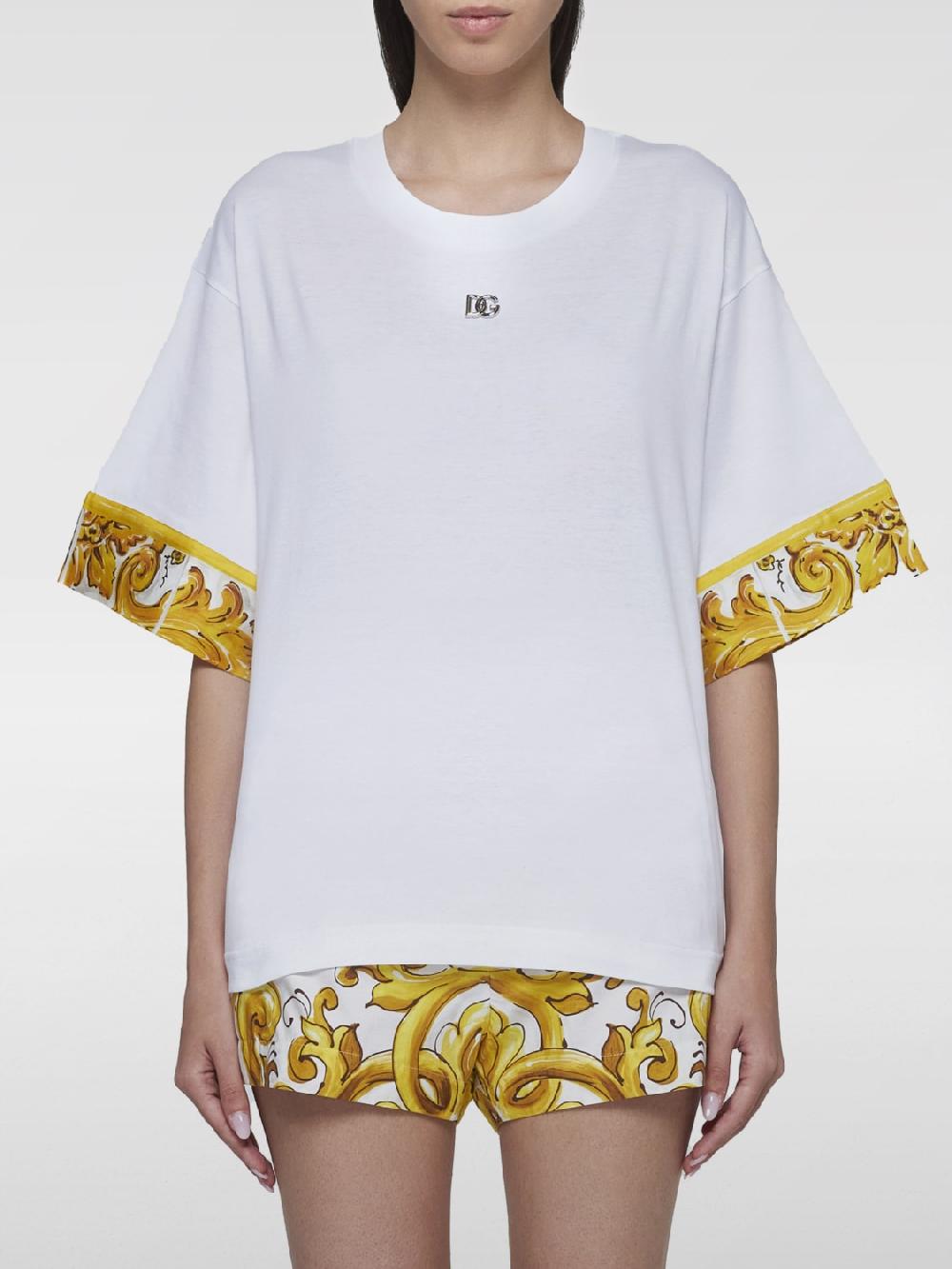 Giglio T-shirt DG Dolce & Gabbana in cotone