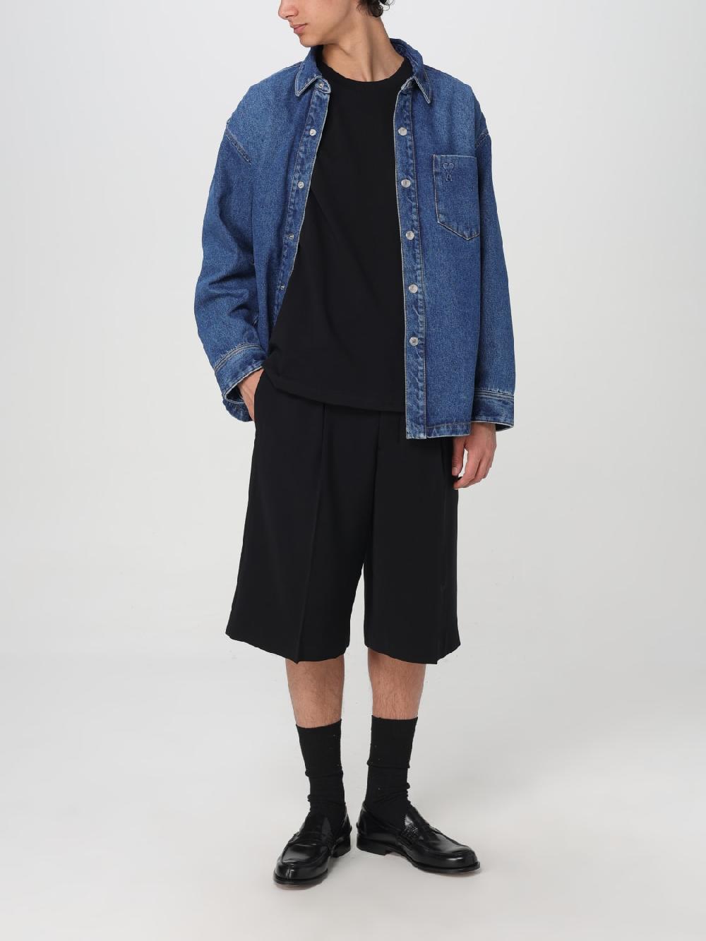 Giglio T-shirt Di Cotone Ami Paris