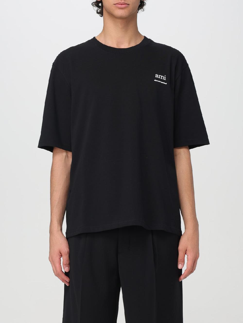 Giglio T-shirt di cotone Ami Paris