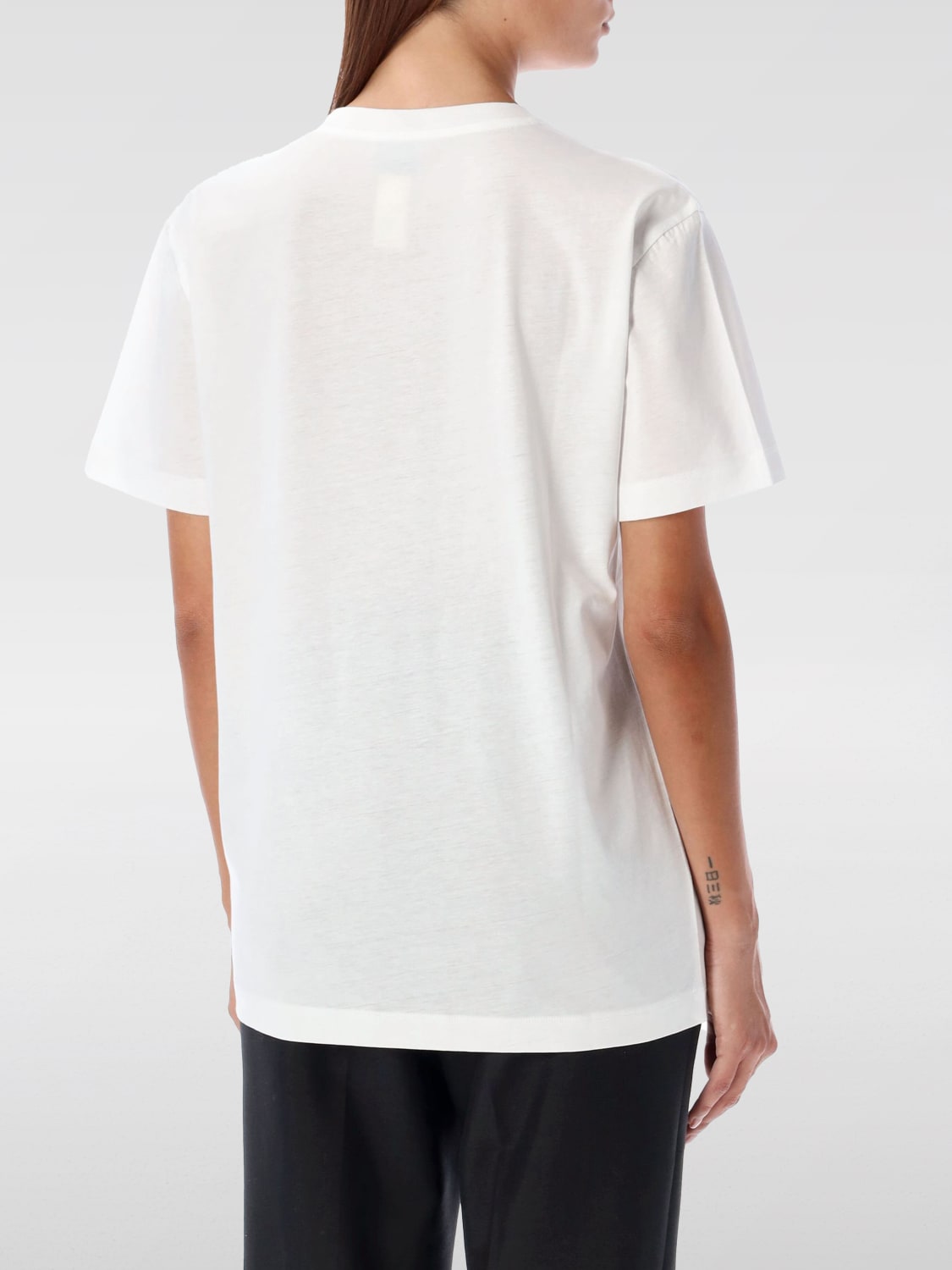 Giglio T-shirt Di Cotone Con Logo Patou