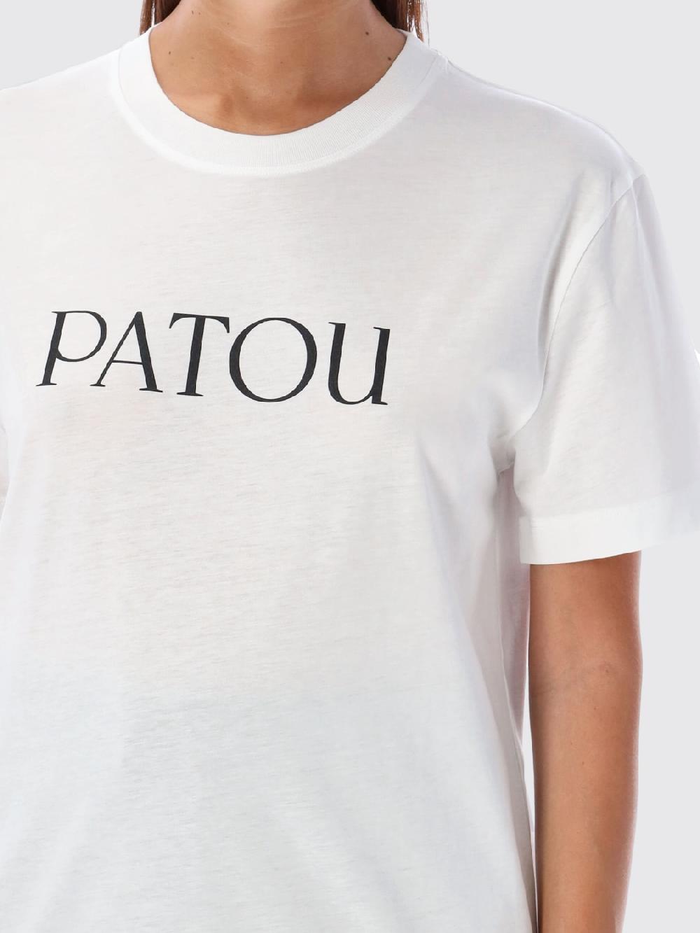 Giglio T-shirt Di Cotone Con Logo Patou
