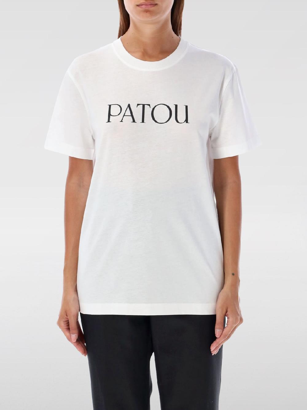 Giglio T-shirt di cotone con logo Patou