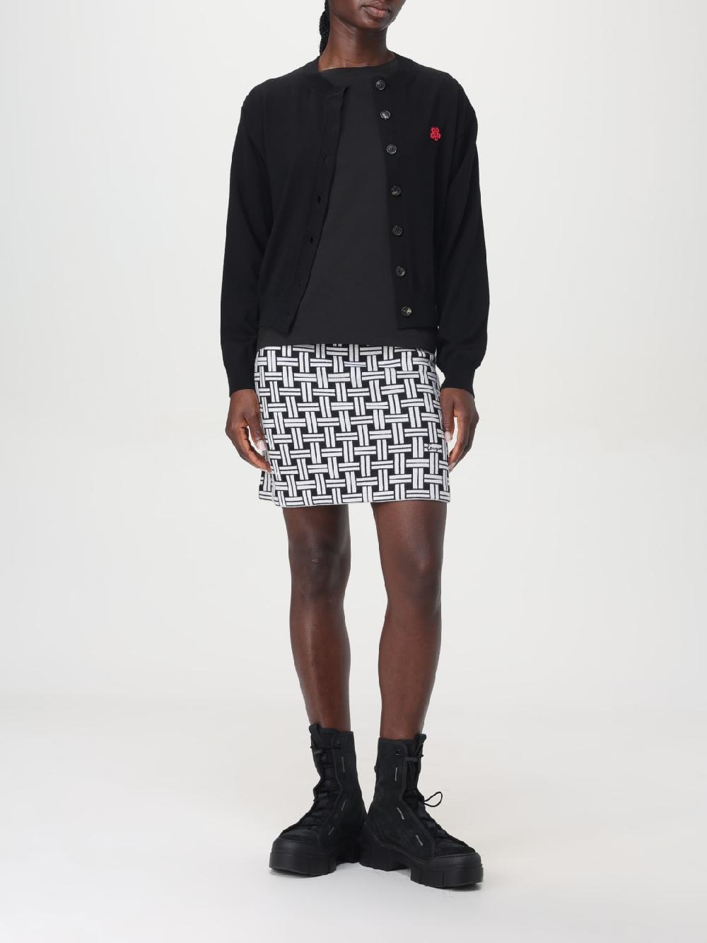 Giglio T-shirt Di Cotone Fiore Kenzo