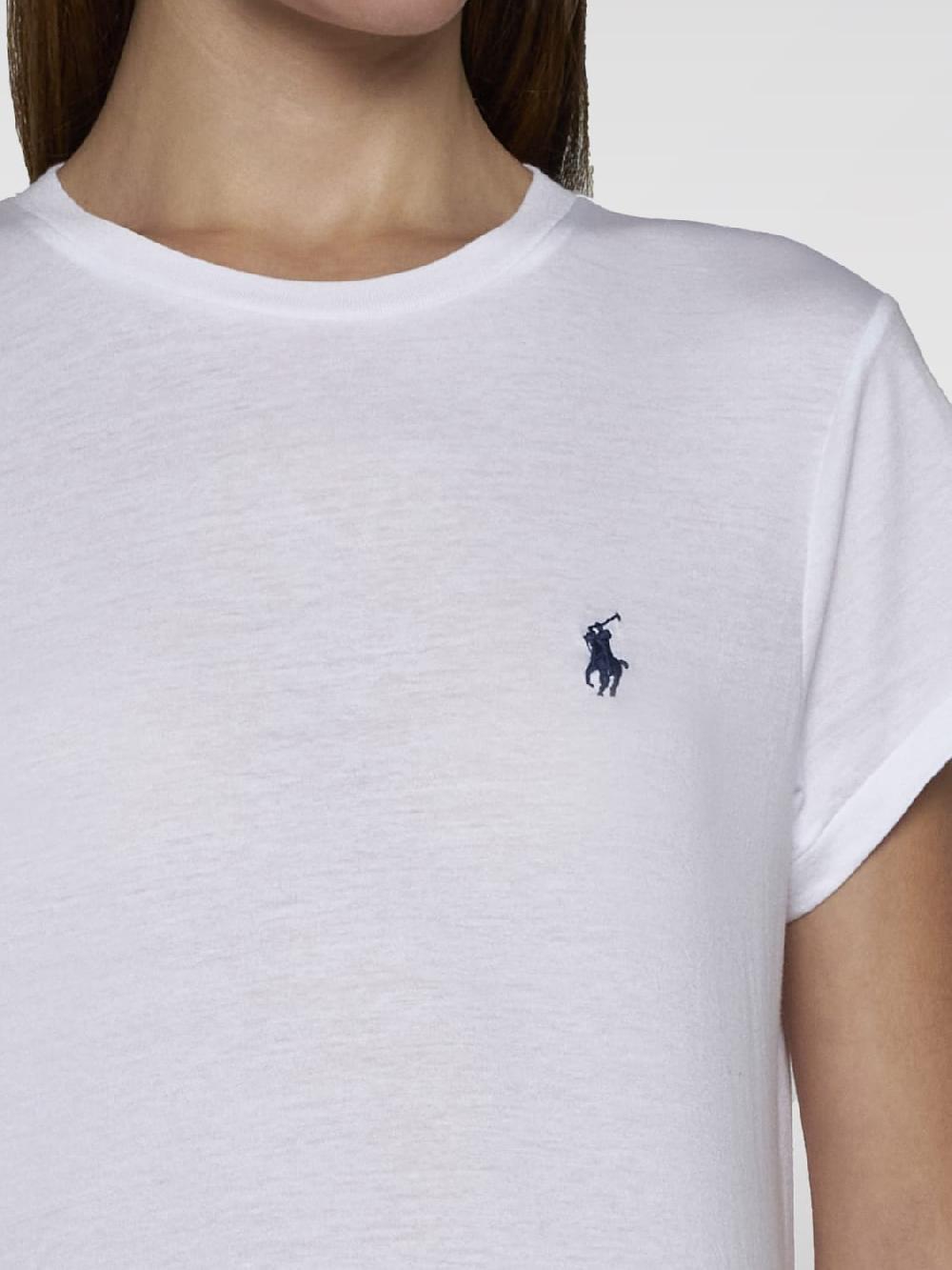 Giglio T-shirt Di Cotone Polo Ralph Lauren