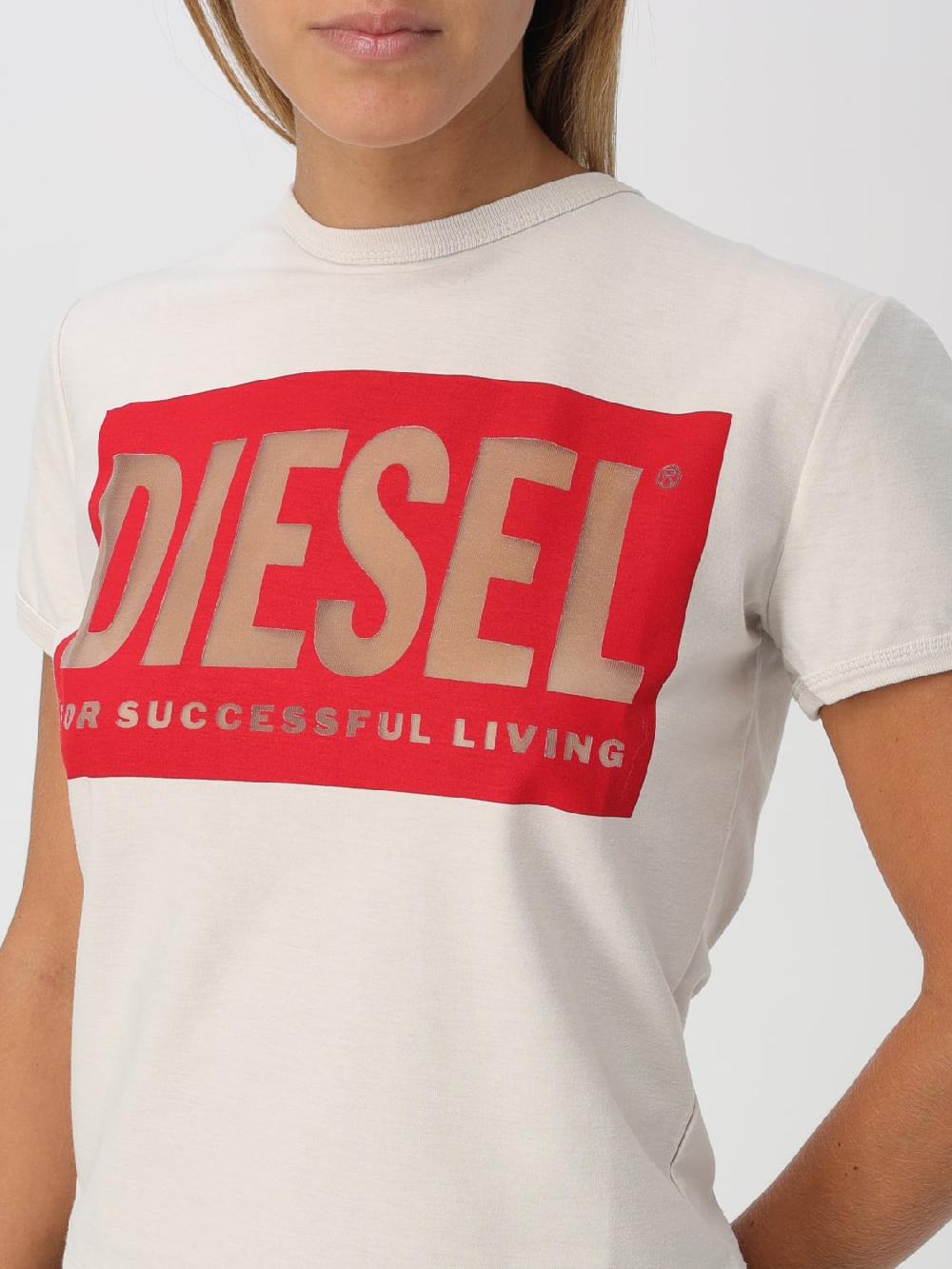 Giglio T-shirt Diesel In Cotone Con Logo
