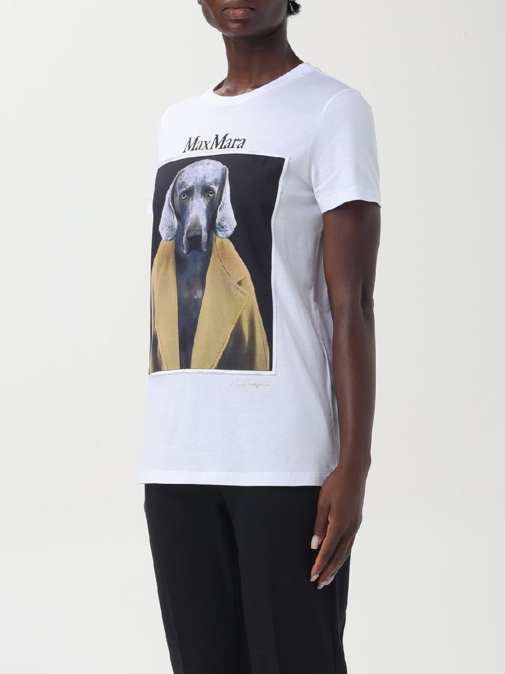 Giglio T-shirt Dog-print Max Mara