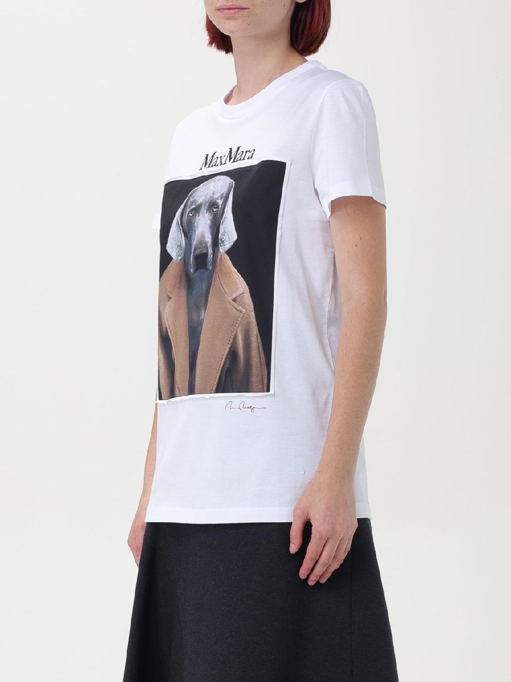 Giglio T-shirt Dog-print Max Mara