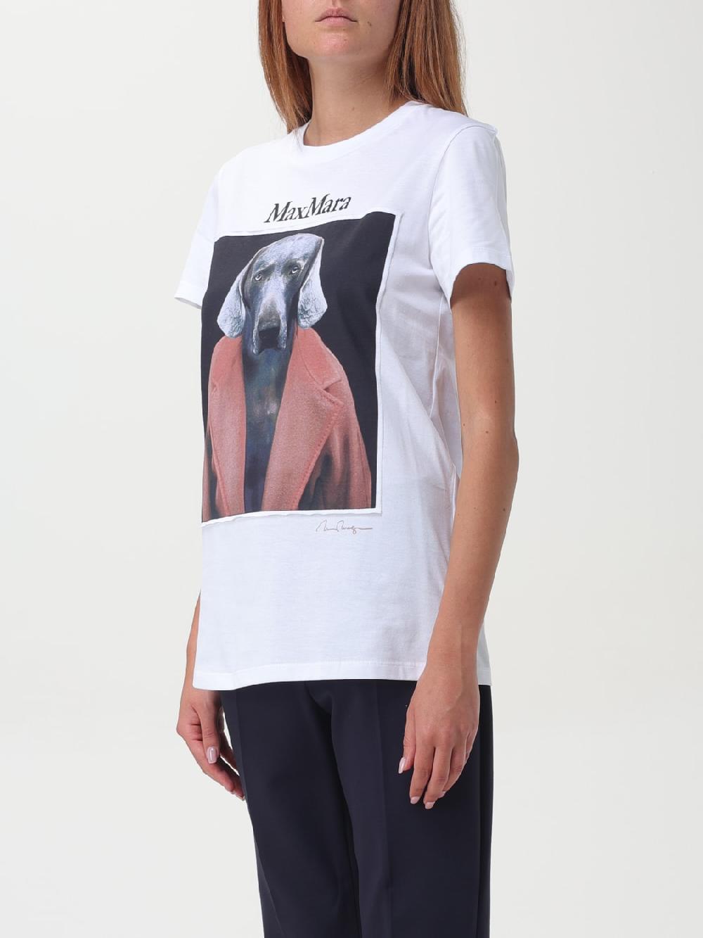 Giglio T-shirt Dog-print Max Mara
