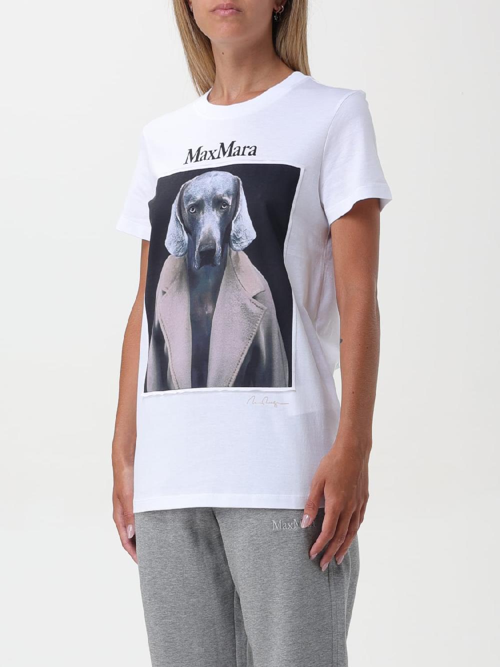 Giglio T-shirt Dog-print Max Mara