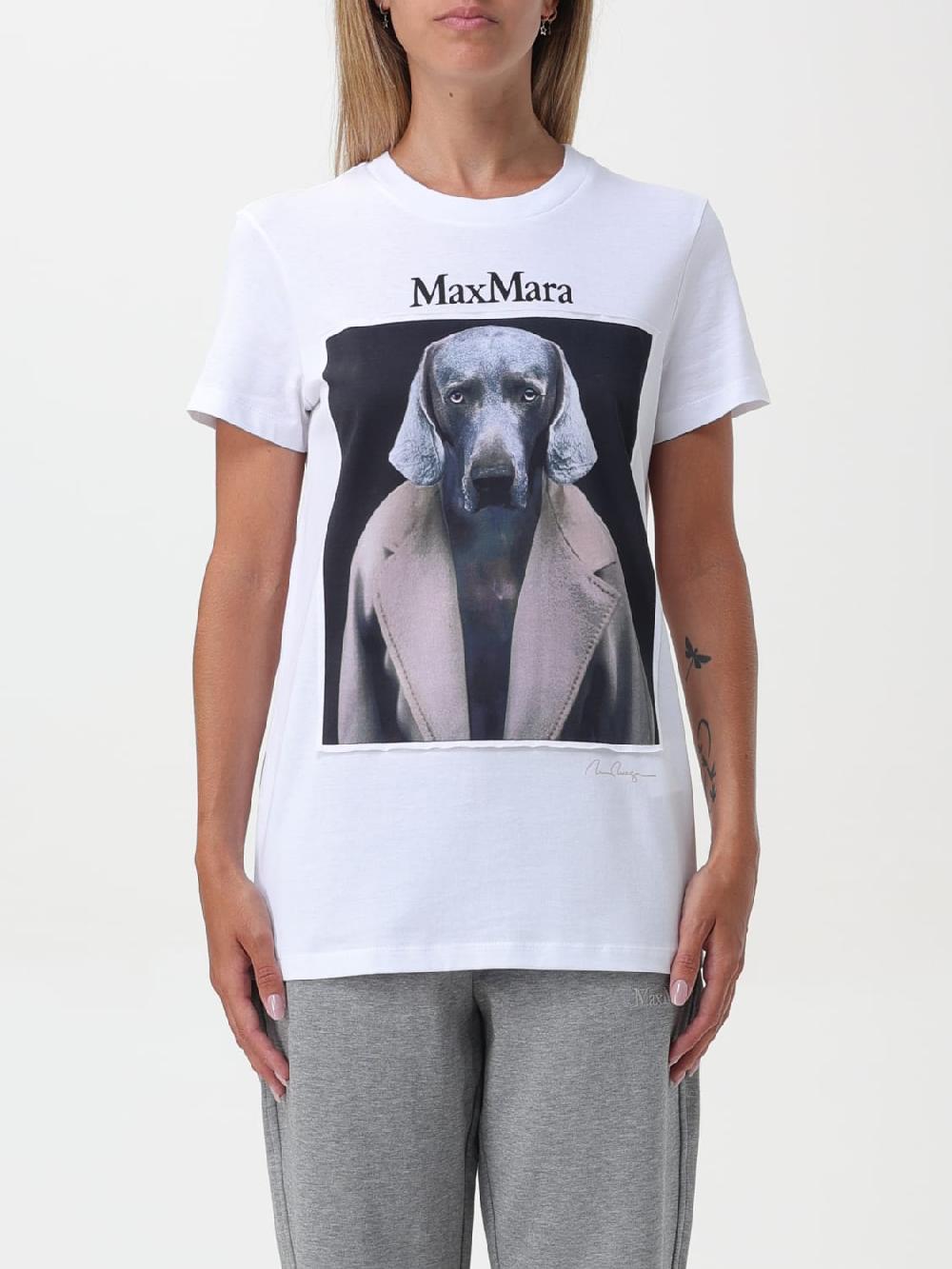 Giglio T-shirt dog-print Max Mara