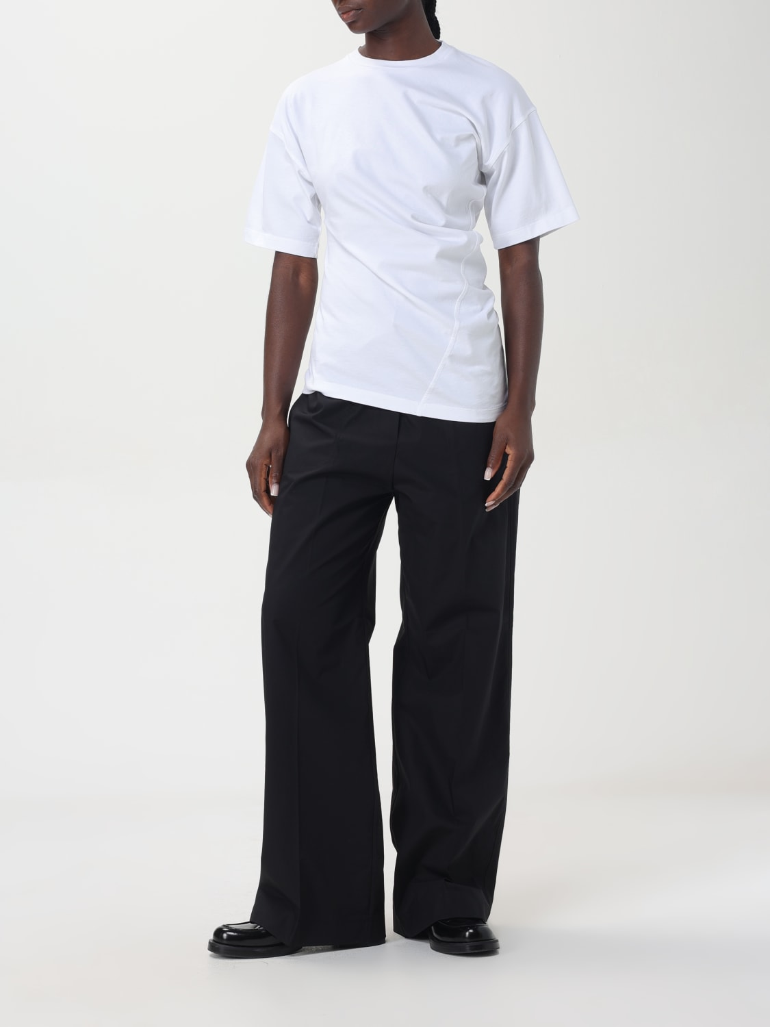 Giglio T-shirt Drappeggiata Toteme In Cotone