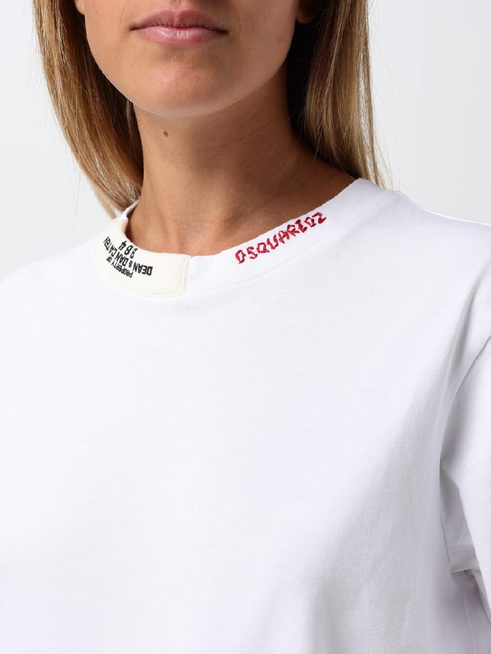 Giglio T-shirt Dsquared2 In Cotone Con Logo