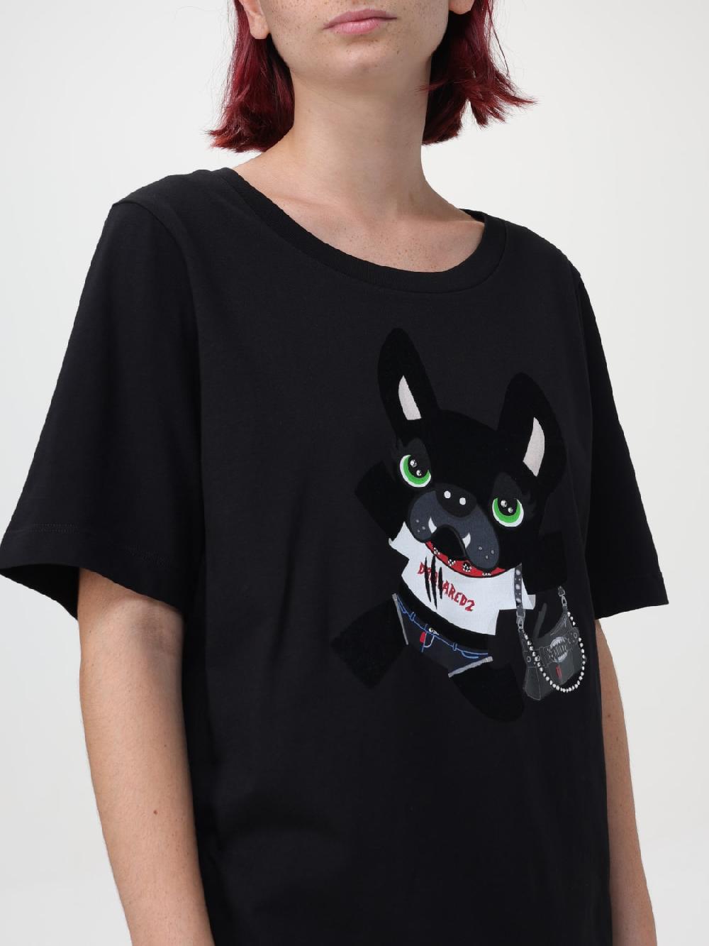 Giglio T-shirt Dsquared2 In Cotone Con Stampa