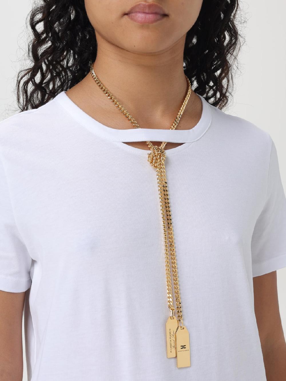Giglio T-shirt Elisabetta Franchi In Cotone