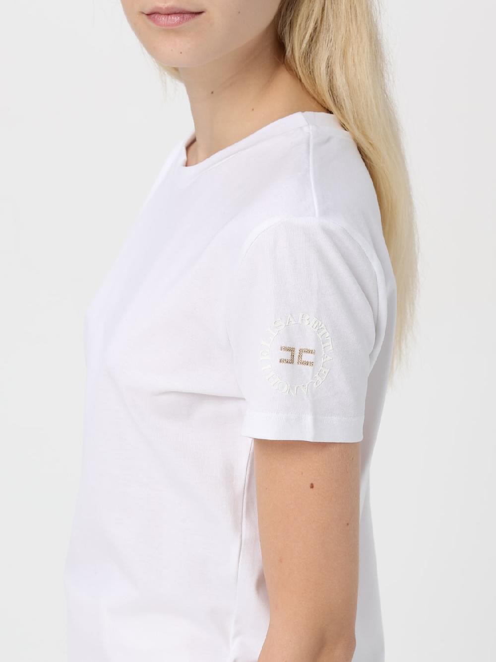 Giglio T-shirt Elisabetta Franchi In Cotone