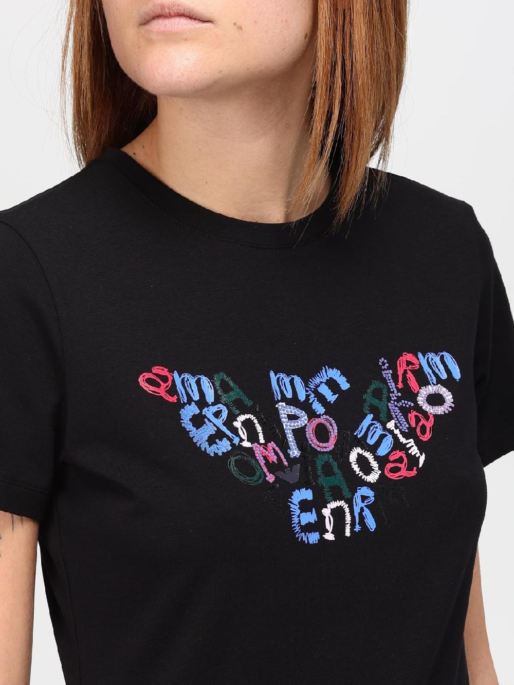 Giglio T-shirt Emporio Armani In Cotone Con Logo