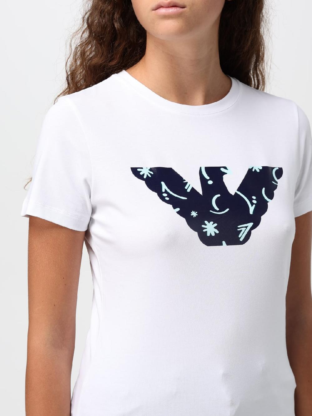 Giglio T-shirt Emporio Armani In Cotone Con Logo
