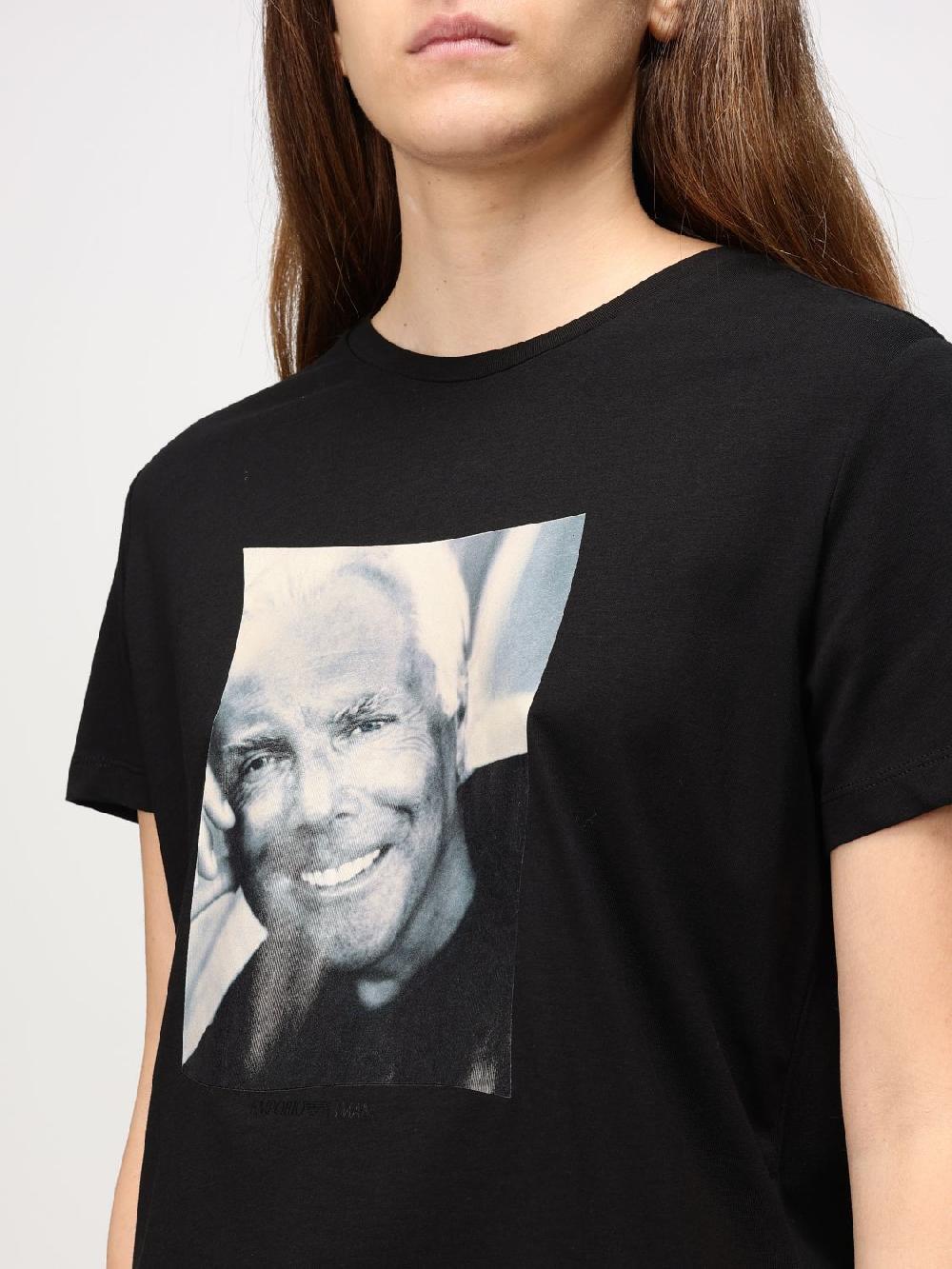 Giglio T-shirt Emporio Armani In Cotone Con Stampa
