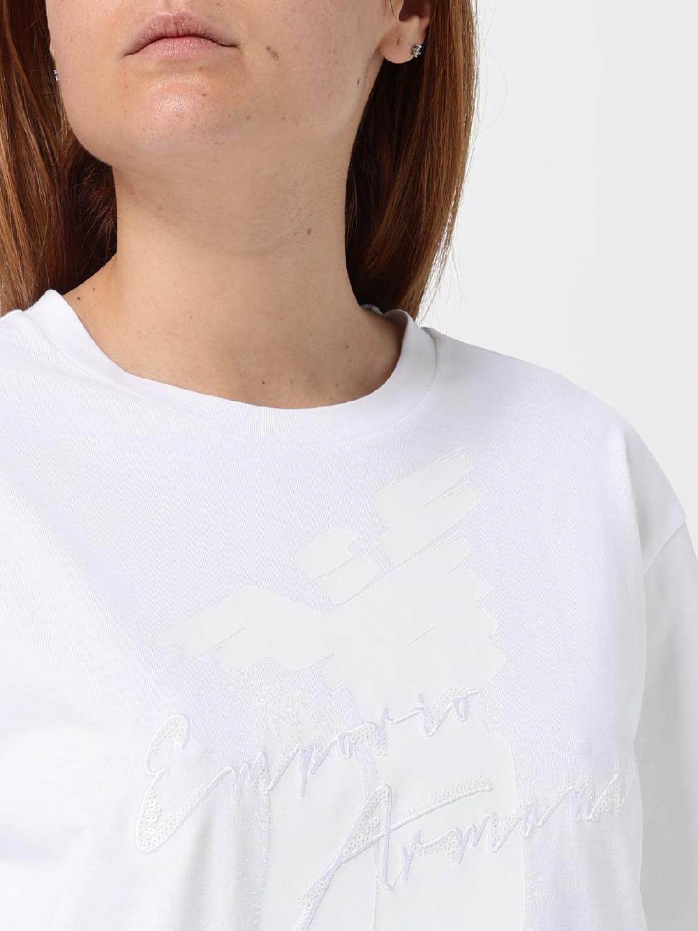 Giglio T-shirt Emporio Armani In Cotone