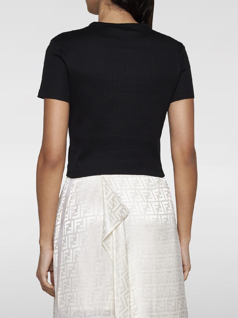 Giglio T-shirt Fendi In Cotone Stretch